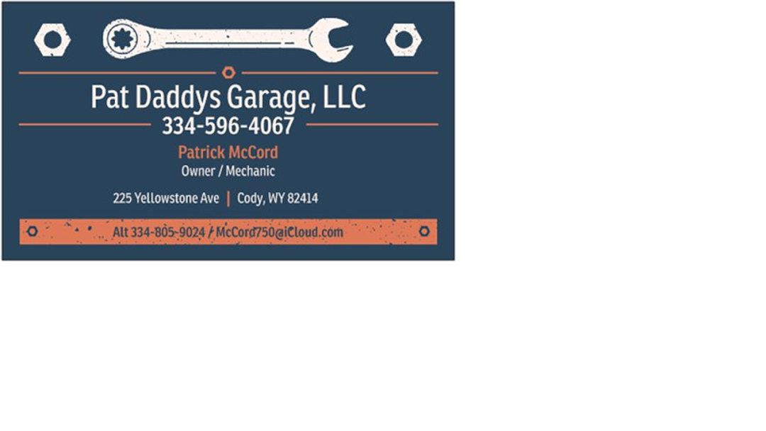 Pat Daddys Garage, LLC