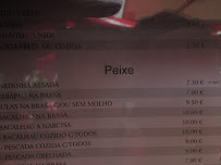 Rei Da Sardinha Assada à Matosinhos menu