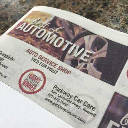 Car Repair and Maintenance «Parkway Car Care», reviews and photos, 7601 Lakeview Pkwy, Rowlett, TX 75088, USA