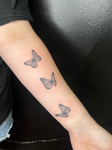 Explore birth flower tattoo ideas, creative tattoo ideas in Foley, available at Emerald Ink Tattoos by Victoria