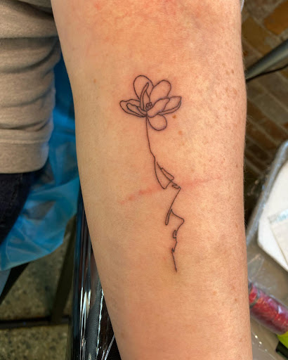 Explore tattoo ideas inner arm, creative tattoo ideas in Belgrade, available at The Loyal Sparrow Tattoo and Piercing