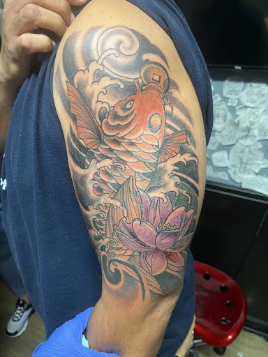 Explore sun tattoo ideas, creative tattoo ideas in Jacksonville, available at Cover Up Tattoos