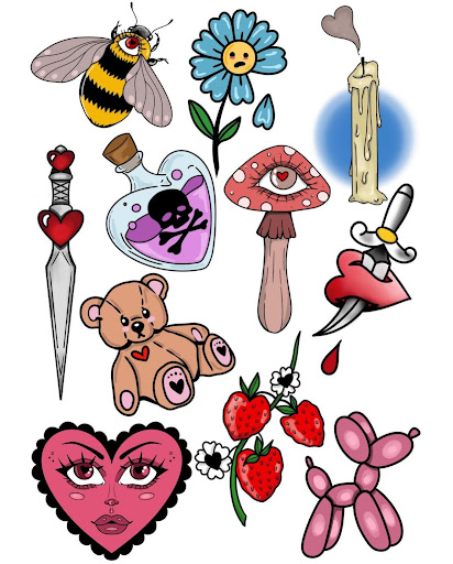 Explore father and daughter tattoos ideas, creative tattoo ideas in Cleveland, available at Vanaheim Tattoo and Piercing Studio