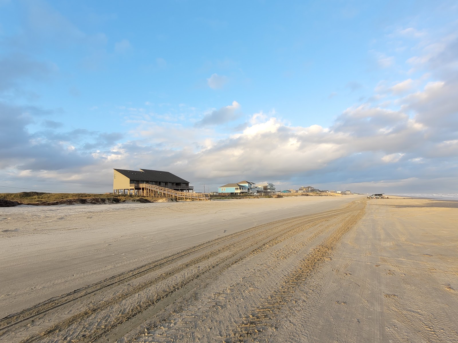 Fotografija Surfside Brazoria beach z turkizna čista voda površino