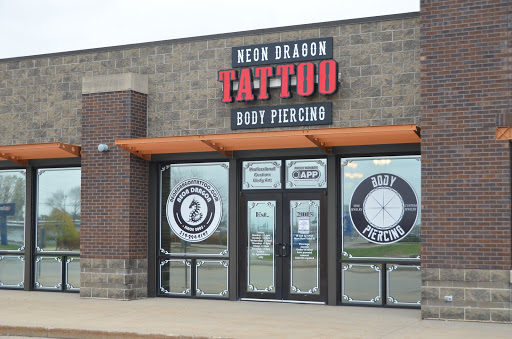 Tattoo Shop «Neon Dragon Tattoos», reviews and photos, 5350 Council St NE Ste E, Cedar Rapids, IA 52402, USA