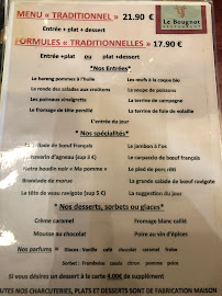 Restaurant Le Bougnat à Dives-sur-Mer (la carte)