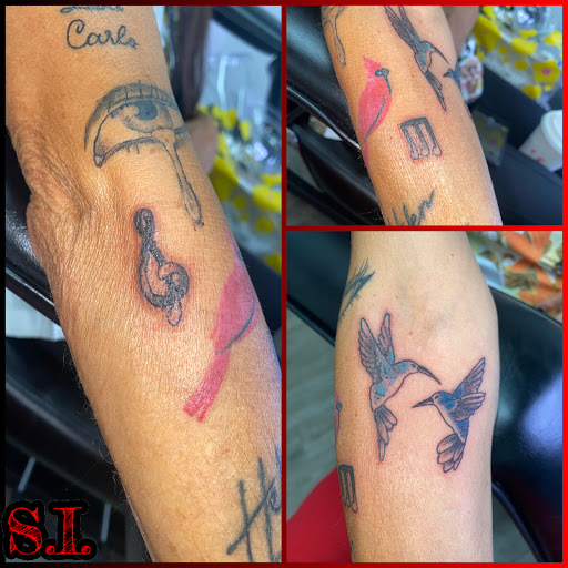 Explore pink tattoo ideas, creative tattoo ideas in Mesa, available at SmokeN Ink Tattoos