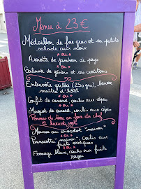 Carte du Restaurant Le Saint-Sicaire à Brantôme en Périgord