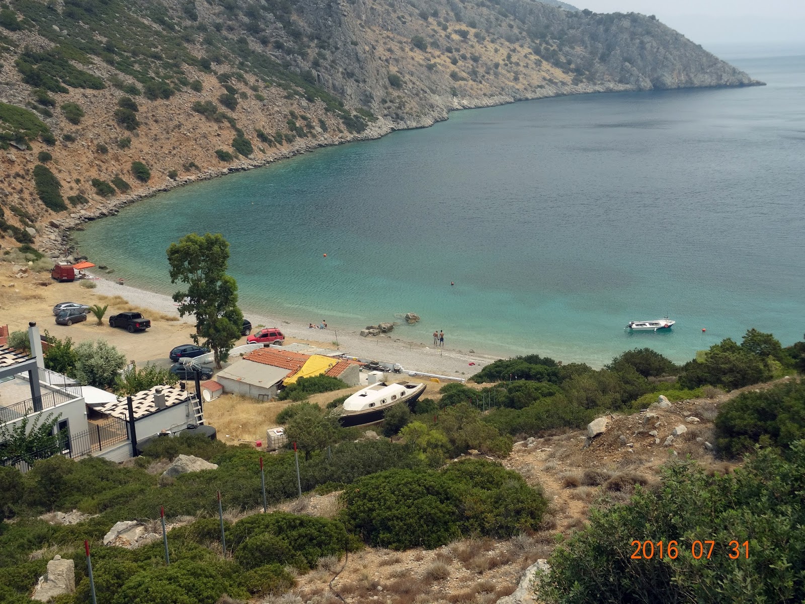 Zdjęcie Lemos beach położony w naturalnym obszarze