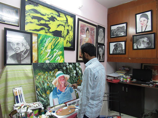 N Sinha Art Studio - Best Portrait Artist in Delhi, Pencil Sketch & Oil Portrait Painting