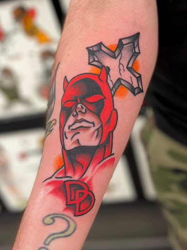 Explore cover up tattoo ideas on chest, creative tattoo ideas in Allston, available at Regeneration Tattoo