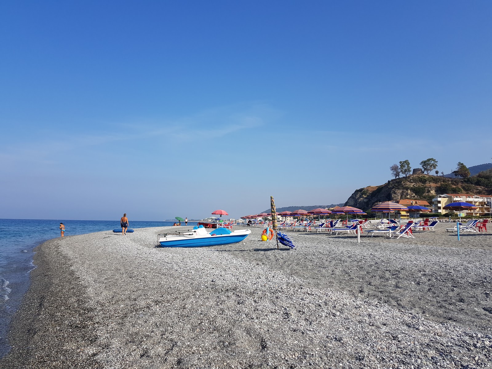 Fotografija Cartolano beach z modra voda površino