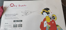 Restaurant japonais OKY SUSHI à Amnéville (le menu)