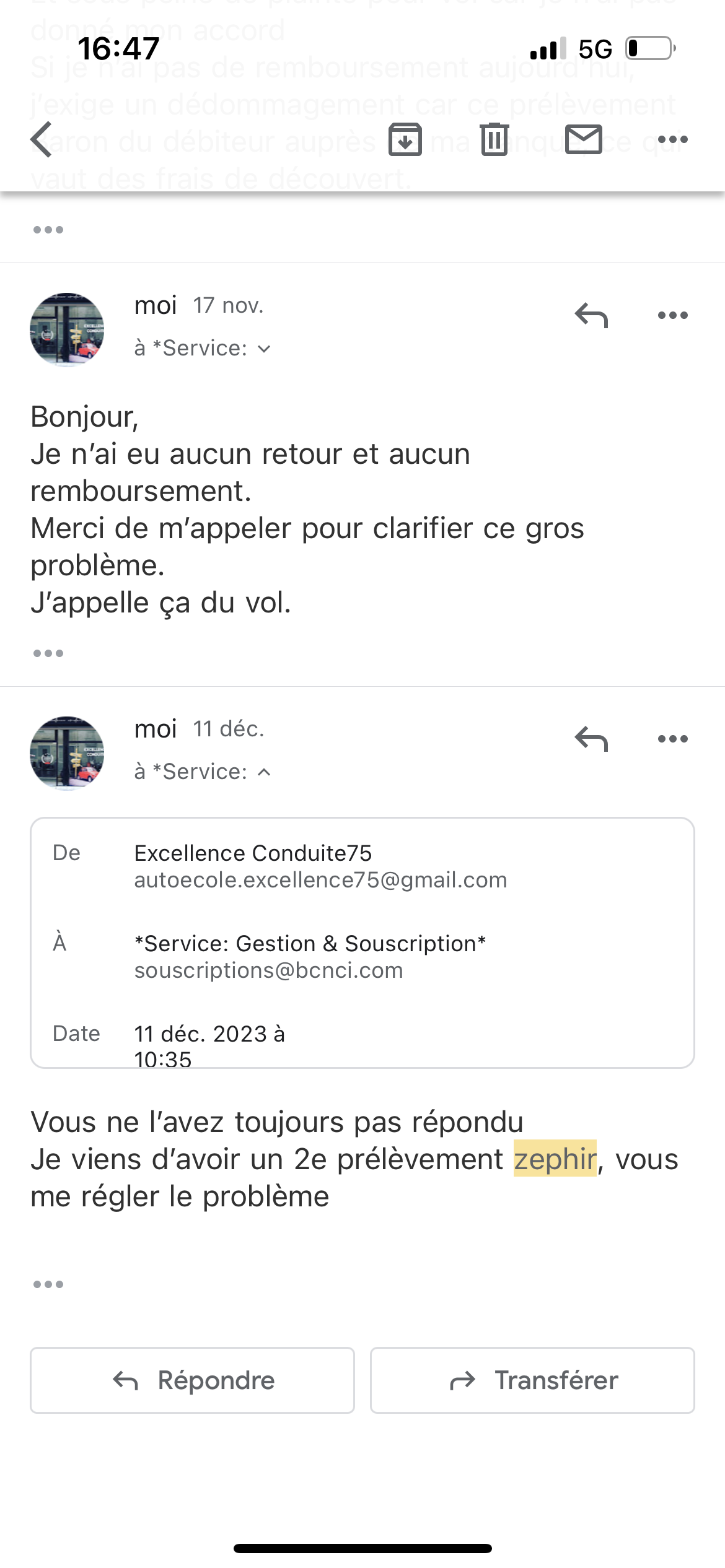 Photo n° 1 de l'avis de Excellence.o fait le 12/12/2023 à 15:45