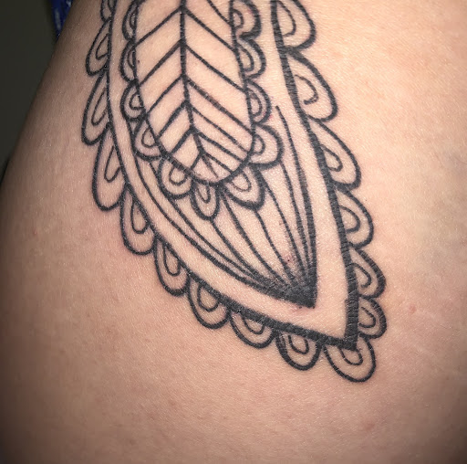 Explore grumpy bear tattoo ideas, creative tattoo ideas in Albuquerque, available at Blacklist Tattoo Parlour Tattoo Shop in Albuquerque