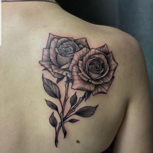 Explore mens upper arm tattoo ideas, creative tattoo ideas in Schaumburg, available at Atmosphere Tattoo Gallery - Schaumburg