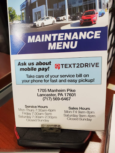 Subaru Dealer «Lancaster County Motors Subaru», reviews and photos, 5260 Main St, East Petersburg, PA 17520, USA