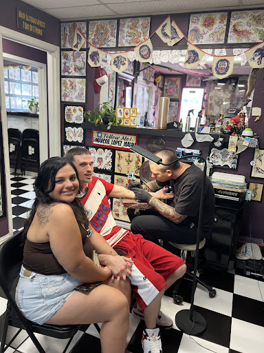 Explore throat tattoo ideas for men, creative tattoo ideas in Georgetown, available at Iron Rite Tattoo South