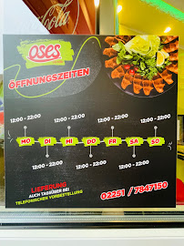 Restaurant OSES Cigköfte à Euskirchen (la carte)