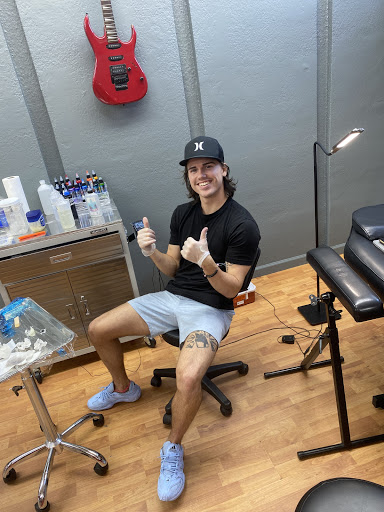 Explore taurus tattoo ideas for men, creative tattoo ideas in Fort Lauderdale, available at Rock And Roll Tattoo, Piercing, Laser removal