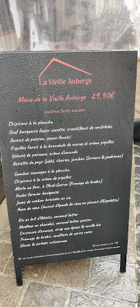 Restaurant basque La Vieille Auberge à Saint-Jean-de-Luz - menu / carte
