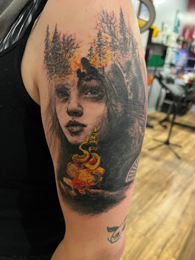 Explore butterfly foot tattoo ideas, creative tattoo ideas in Brunswick, available at Brunswick Tattoo Company