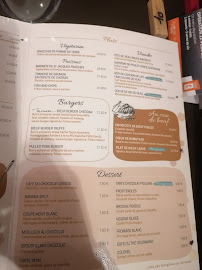 Mimosa à Blois menu