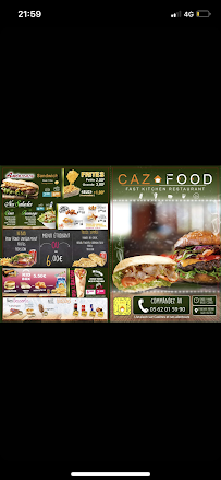 Carte du Caz Food à Cazères