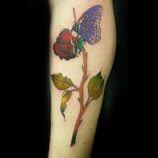 Explore tattoo ideas date of birth, creative tattoo ideas in Camden, available at The Golden Goose Tattoo Studio