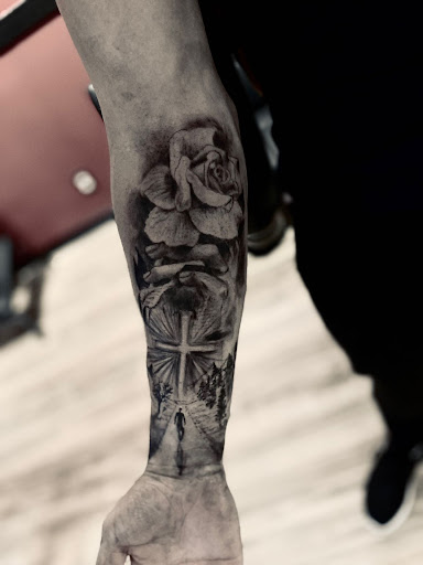 Explore tattoo ideas for top of foot, creative tattoo ideas in Brunswick, available at Brunswick Tattoo Company