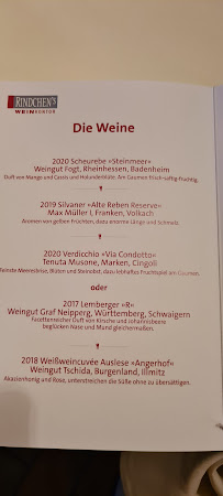 Restaurant La Fee à Hamburg menu