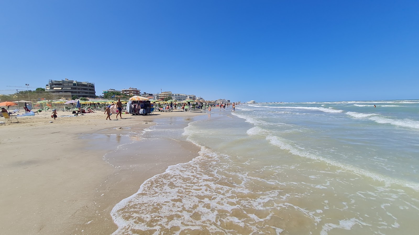 Foto van Spiaggia Senigallia met fijne beige zand oppervlakte