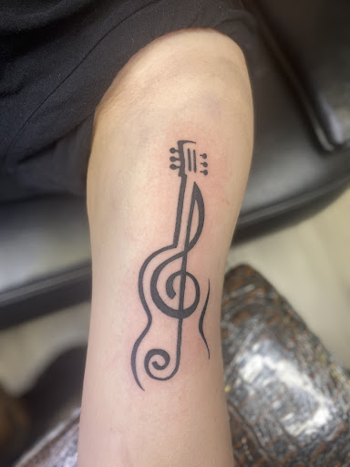 Find heart rate tattoo ideas for your next unique tattoo in Rio Vista at Nine Traditional Art Gallery