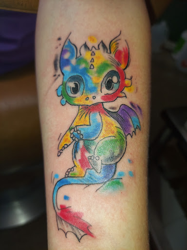 Explore ninja turtle tattoo ideas, creative tattoo ideas in Odessa, available at Little Dragon Tattoos Studio
