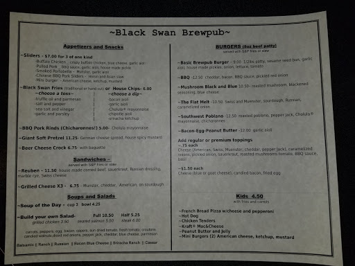 Restaurant «Black Swan Brewpub», reviews and photos, 2067 Hadley Rd, Plainfield, IN 46168, USA