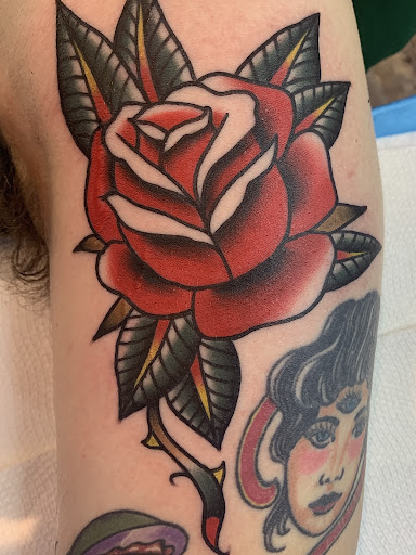 Explore tattoo sleeve ideas color, creative tattoo ideas in Junction City, available at Patriot Tattoo Company