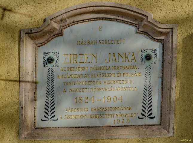 Zirzen Janka szülőháza - Jászberény