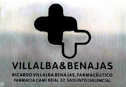 Farmacia Villalba Benajas Carrer Camí Reial, 37, 46500 Sagunto, Valencia, España