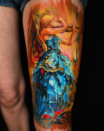 Explore snake tattoo ideas, creative tattoo ideas in Chicago, available at Black Atlas Studios