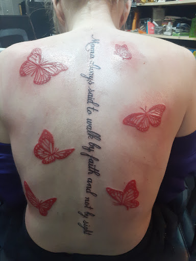 Explore aurora tattoo ideas, creative tattoo ideas in Hamilton, available at A New Part of You Tattoos and Piercings