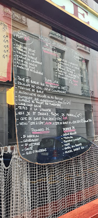 Restaurant Le Gavroche Bar à vins à Paris (la carte)