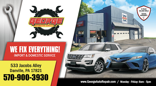 Car Repair and Maintenance «George Automotive Services», reviews and photos, 298 Mill St, Danville, PA 17821, USA