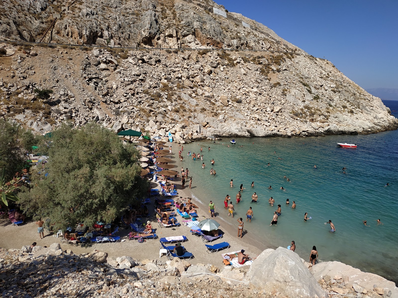 Photo of Glaroi Beach with turquoise pure water surface