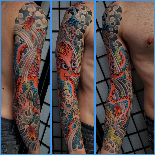 Explore god of war ragnarok tattoo ideas, creative tattoo ideas in Virginia Beach, available at Studio Evolve