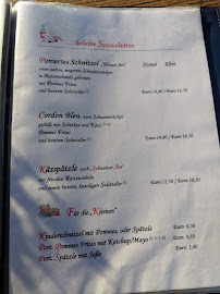 Landgasthaus Frieden à Bermatingen carte