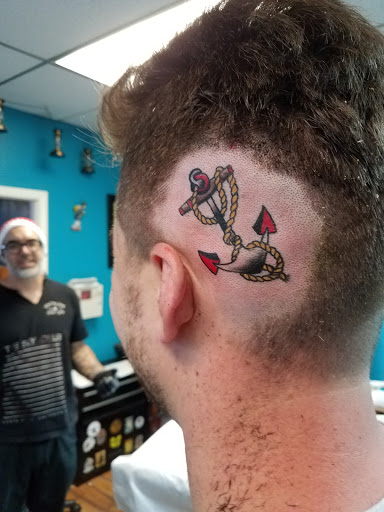 Tattoo Shop «Anchors Up Tattoo», reviews and photos, 720 E Eau Gallie Blvd, Melbourne, FL 32937, USA