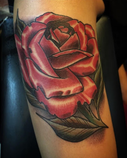 Explore tattoo ideas for rest in peace, creative tattoo ideas in San Diego, available at Sideshow Tattoo and Piercing