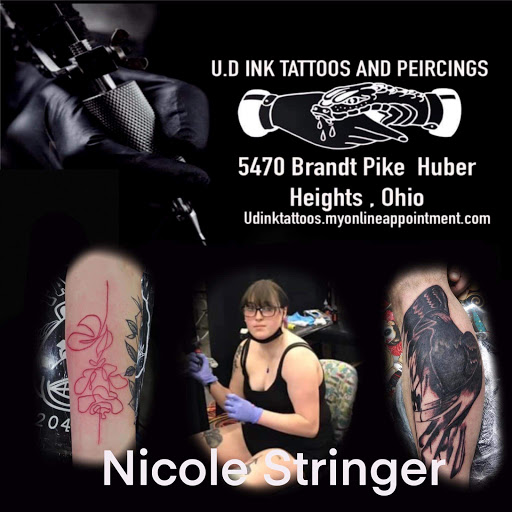 Explore gangster sleeve tattoo ideas, creative tattoo ideas in Dayton, available at Uppity Tattoos