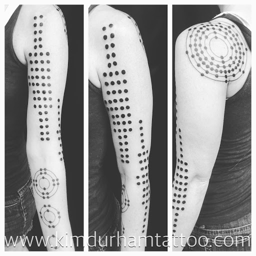 Explore behind neck tattoo ideas, creative tattoo ideas in Moab, available at Moab Tattoo