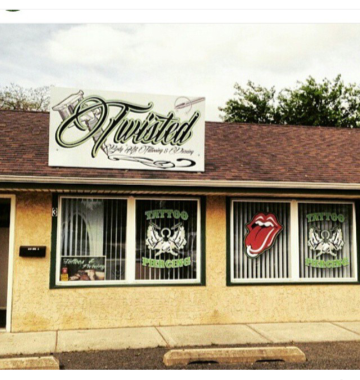 Explore pin up girl tattoo ideas, creative tattoo ideas in Camden, available at Twisted Tattoo And Piercings